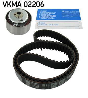 Kit de distribution (Kit courroie de distribution) SKF ref. VKMA 02206